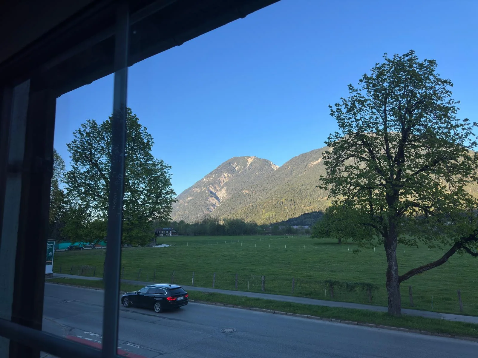 Blick von der Terrasse der Ferienwohnung Königstandblick